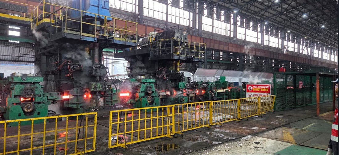 Bar mill rolling line