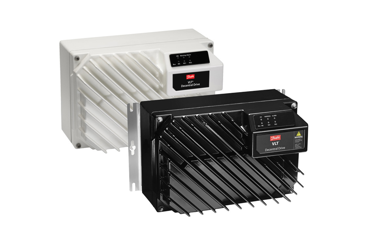 Decentral motor-mounted Danfoss drive