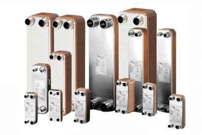 Lineup of Danfoss and SONDEX brazed plate heat exchangers for cooling and heating applications