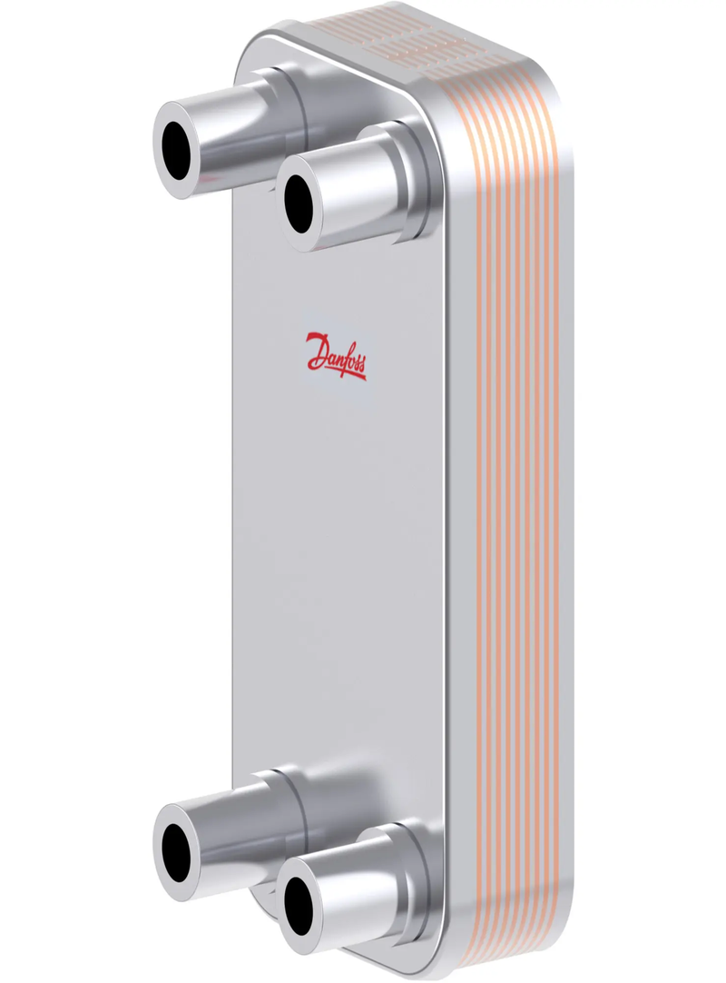 Danfoss Micro Plate brazed plate heat exchanger with copper brazing